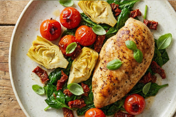 SUN-DRIED TOMATO & BASIL SHEET-PAN CHICKEN
