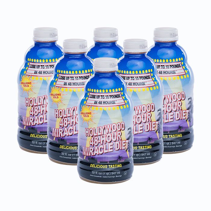 48-Hour Miracle Fruit Juice Cleanse Diet - 6 Pack