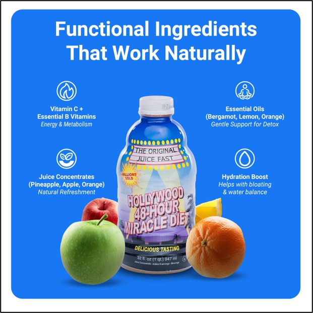 48-Hour Miracle Fruit Juice Cleanse Diet - 2 Pack