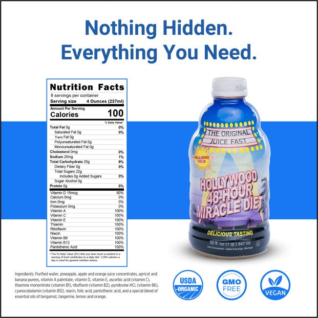 48-Hour Miracle Fruit Juice Cleanse Diet - 2 Pack